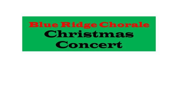 Blue Ridge ChoraleConcert Post